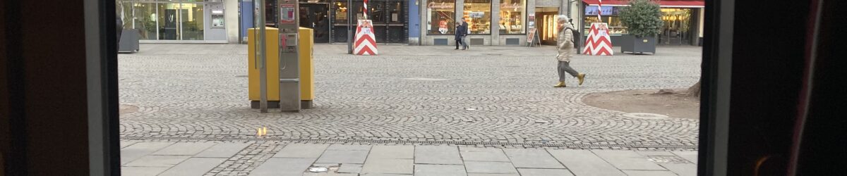 Blik op de Alter Markt vanuit restaurant LyLy